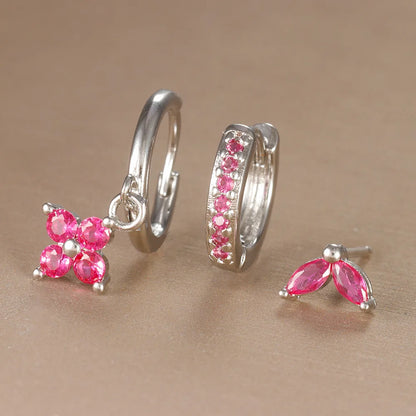 Floral Trio – Stainless Steel Jewellery Set