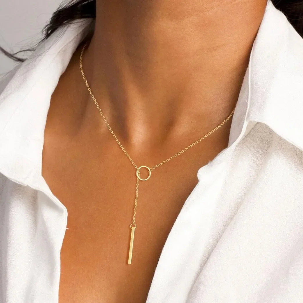 Trinity Circles – 925 Sterling Silver Layered Necklace