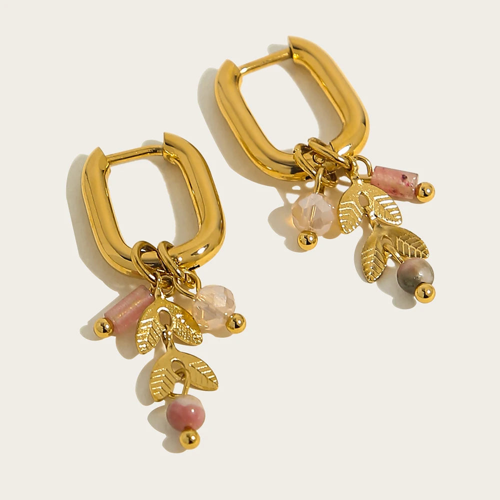 YACHAN Golden Essential – 18K Gold Plated Hoop Earrings