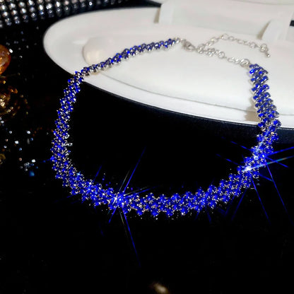 Crystal Luxe – Full Rhinestone Choker Necklace
