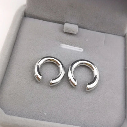 Golden Halo – Minimalist Gold Ear Cuff Earrings