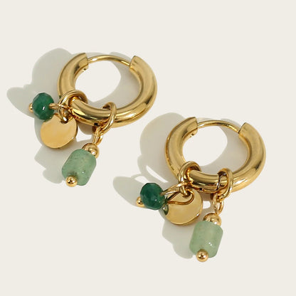 YACHAN Golden Essential – 18K Gold Plated Hoop Earrings