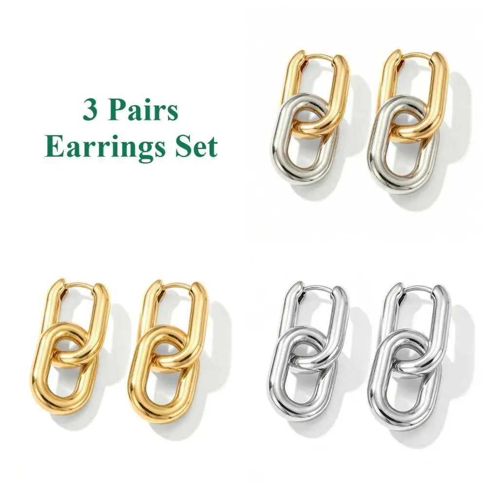 Golden U – Minimalist Geometric Necklace